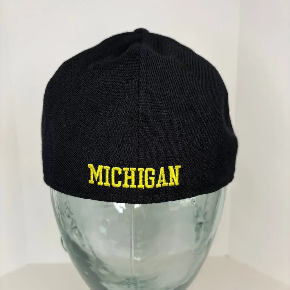 New Era University of Michigan Fitted Hat 6 7/8